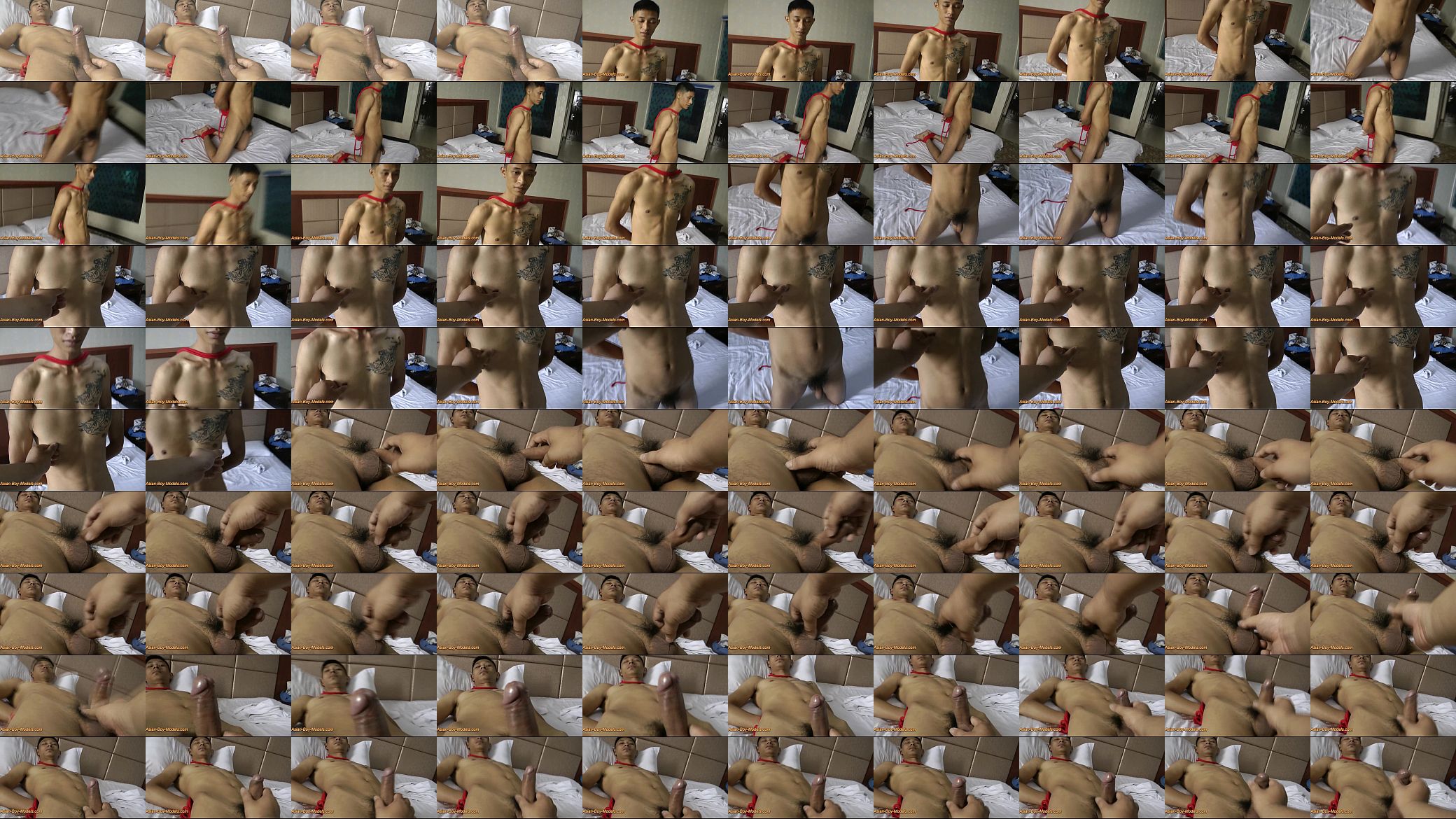 Big Dick Asian Twink Boy Got Bound Handjob 预览图