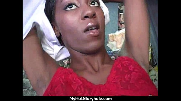 Gloryhole Secrets Ebony sucking off strangers POV 20