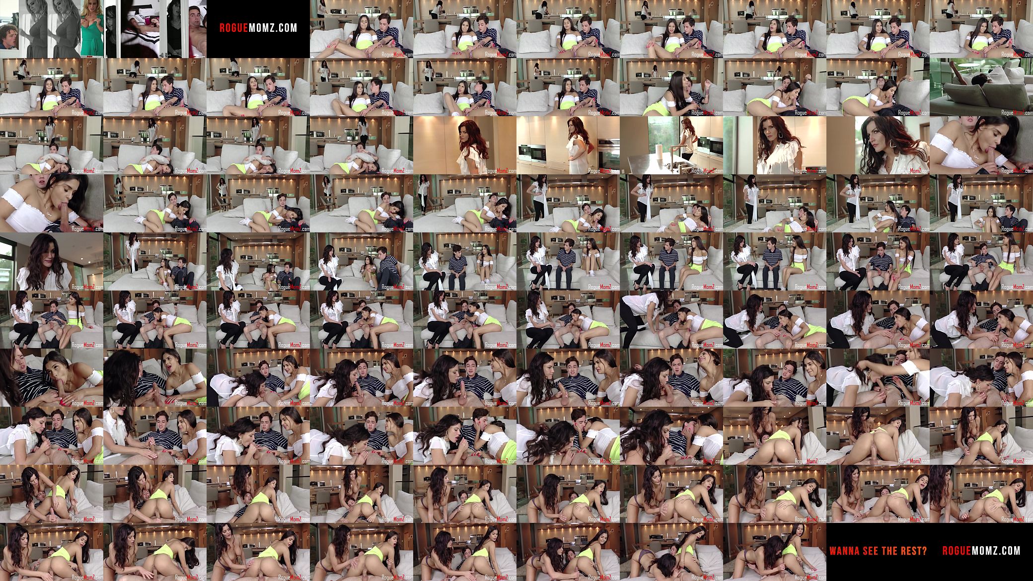 Brunette MILF step Mom Caught step Daughter And step Son Fucking 预览图