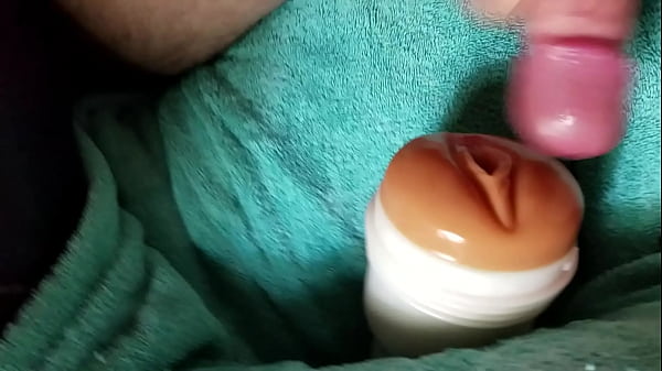 Cumming on fleshlight