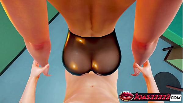 Hot Dr. Jibril with Big Tits and Ass in Pantyhose - Thighjob Fetish, Standing Doggy Style POV Sex, Intense Missionary Ending with Cumshot