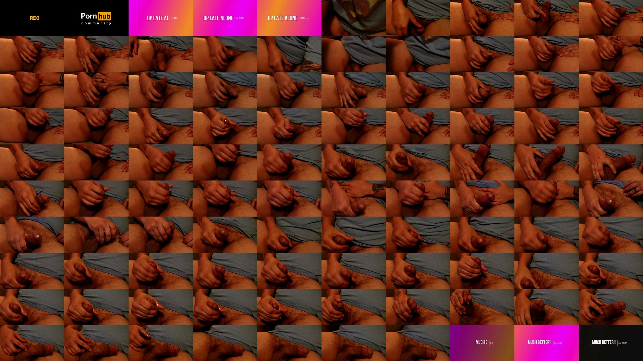 Jerking off my fat cock 预览图