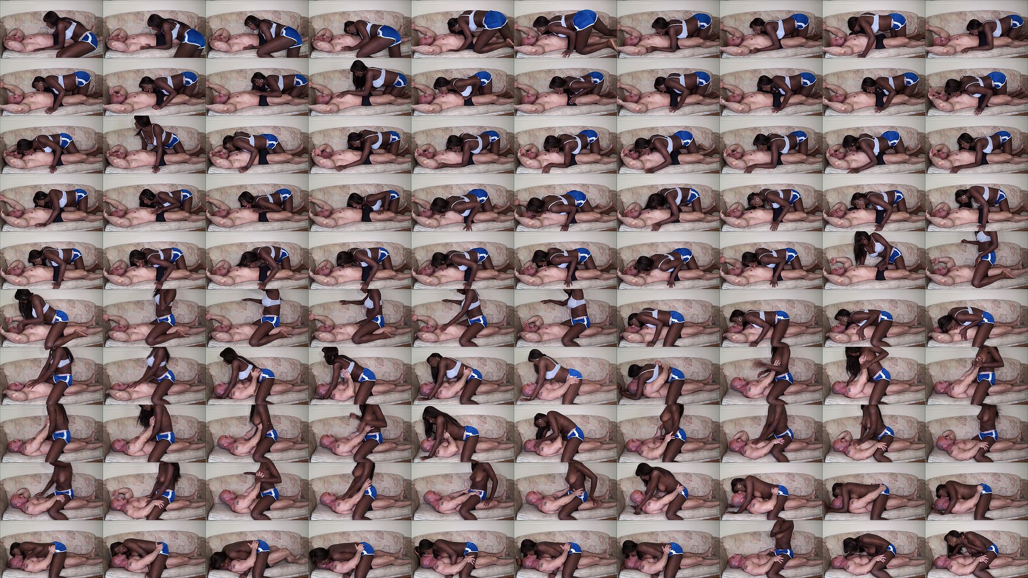Amateur ebony licks and grinds on Tony Dinozzo 预览图