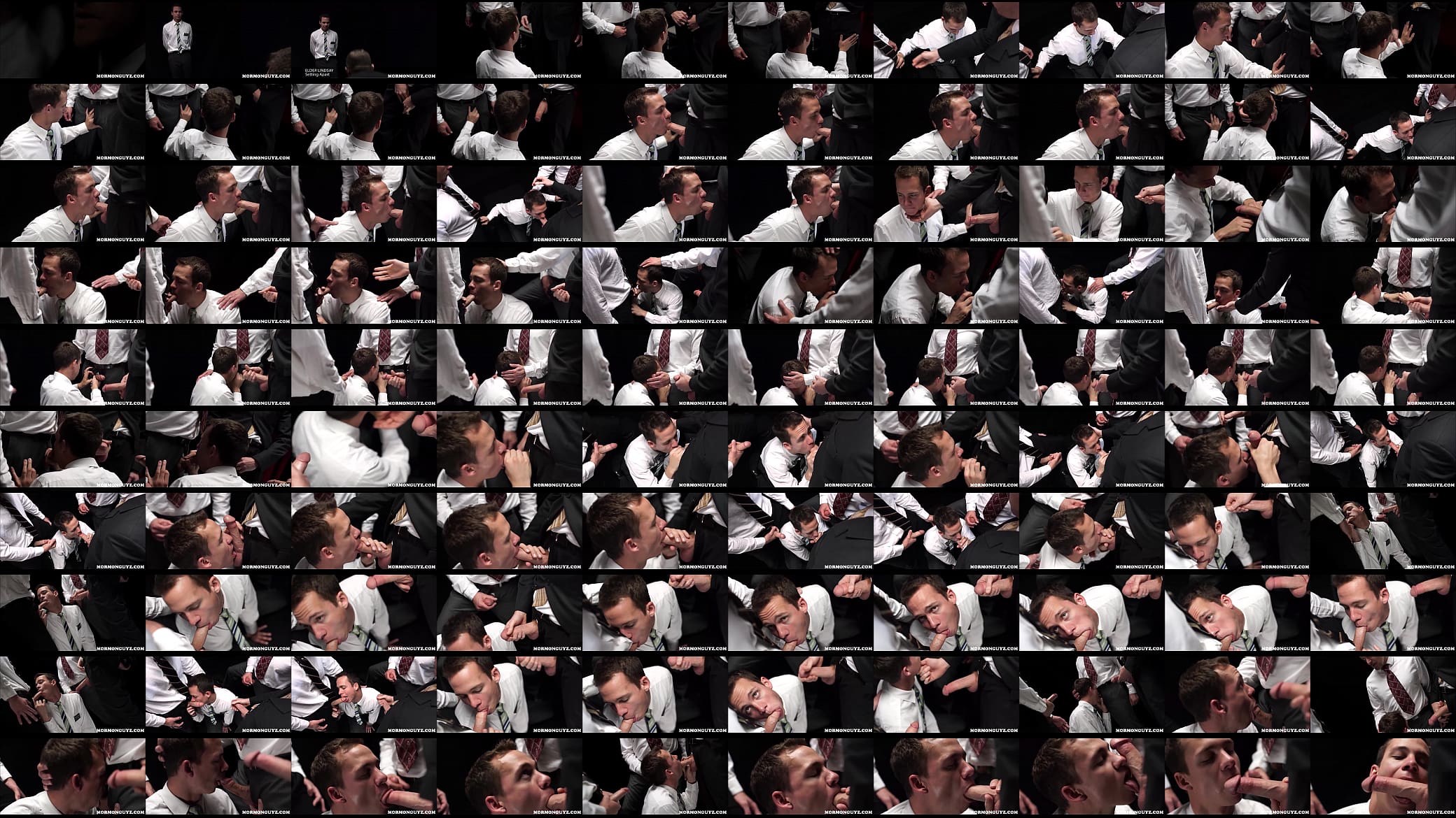 Mormon Twink Sucking Off Strangers In Dark Room 预览图