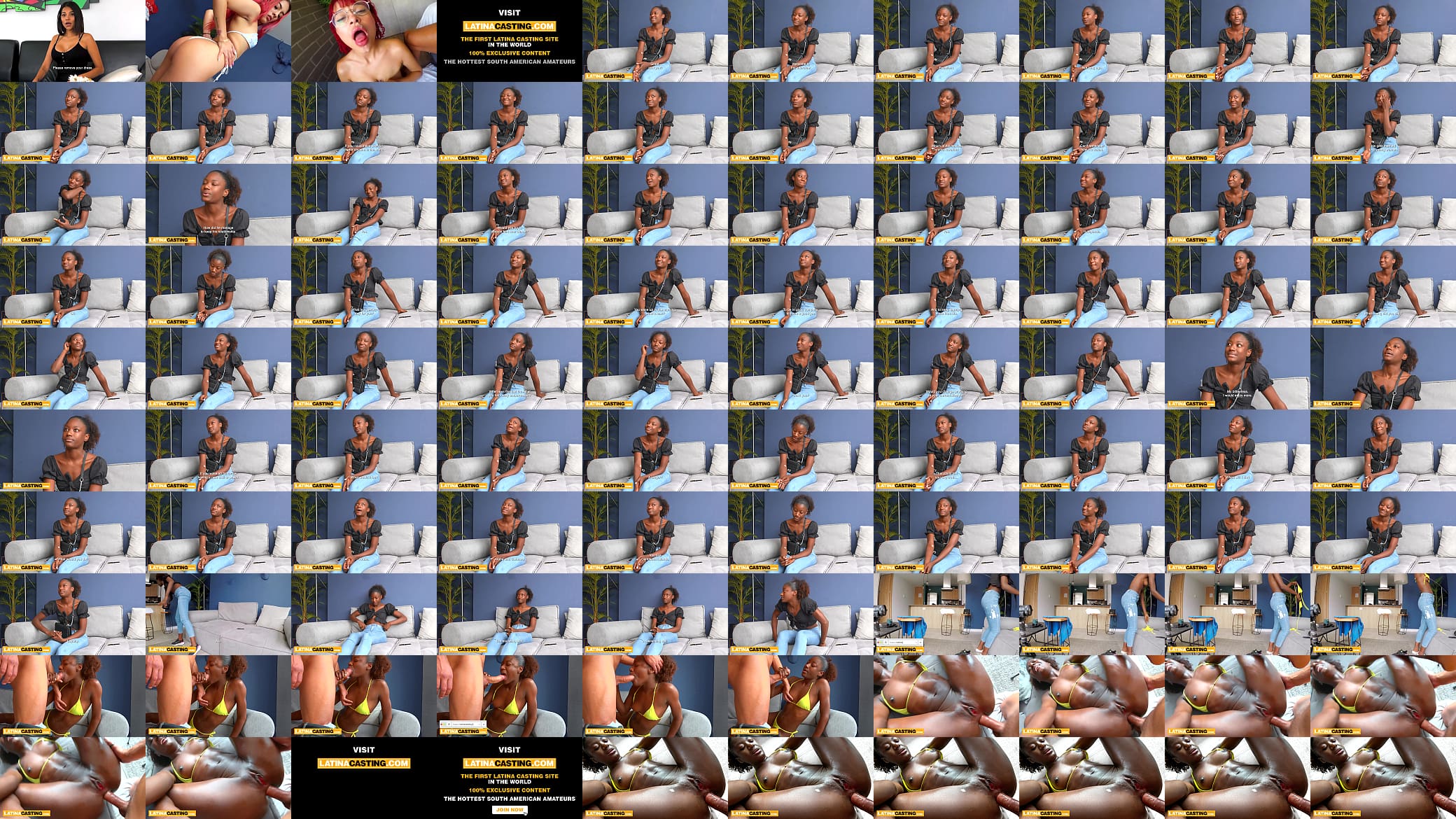 Amateur Ebony Latina Slut Rough Anal Impaled By Hung American Producer 预览图