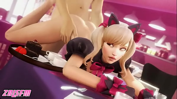 D. Va Black cat in a cafe