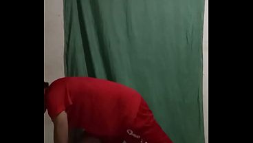 Excited and red