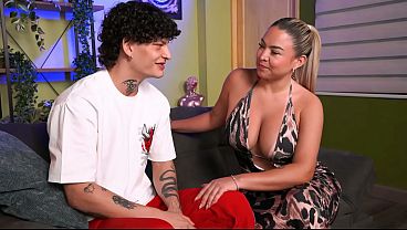 Download Video - Busty stepmother ends up fucking her stepson after comforting him - Jordy Fabien & Daniela Gomez