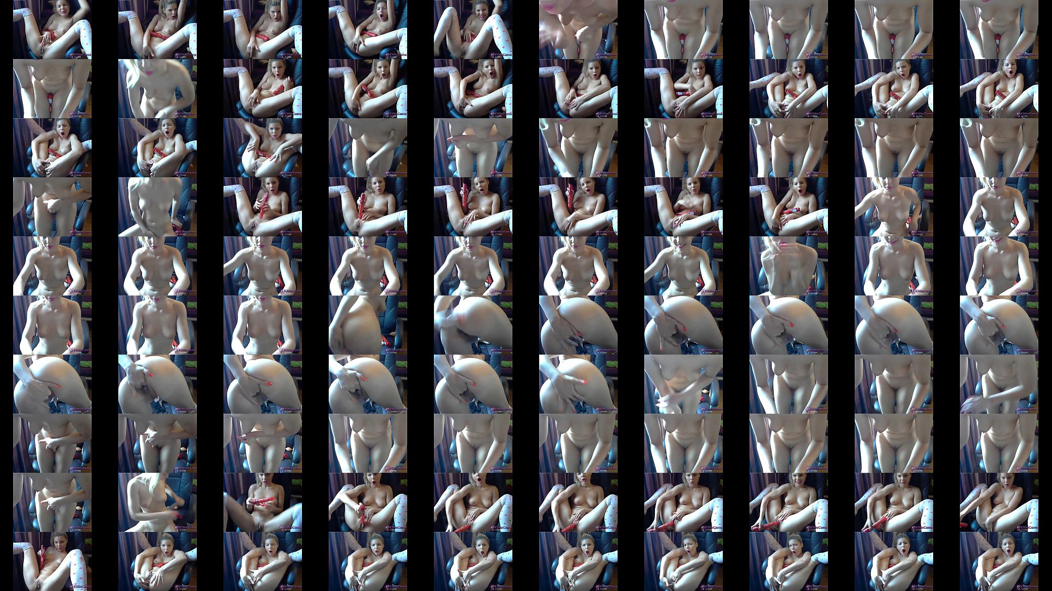 Webcam teen dildos and fingers her pussy 预览图