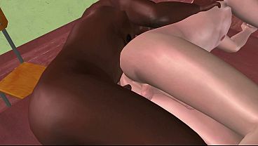 Animated 3D Gay Scene – Close and Intimate Spoon Position
