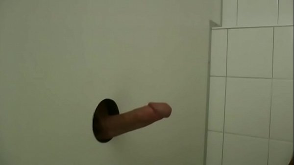 German MILF fucks two strangers in the toilet