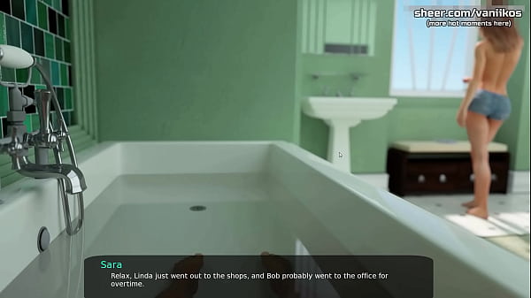 Virgin Innocent 18yo Step Sister Sara Gives Blowjob To Step Brother In Bathroom | Milfy City | Taboo Hentai 3D Game | Part #91