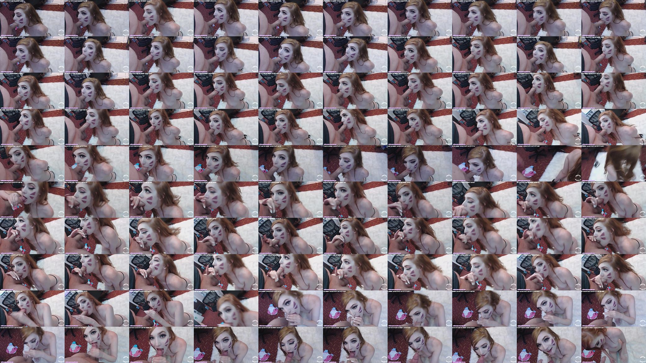 Redhead DVA gets tied up while sucking cock and eats a huge load 预览图