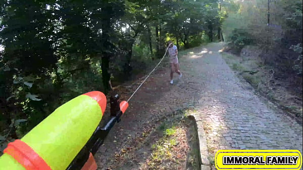 Download Video - Alexis Crystal's Huge Czech Tits Exposed In Horny Woodland Chase&excl;