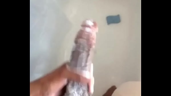 thumb taking a shower