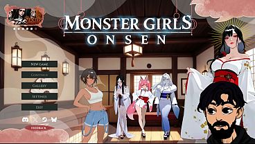 Monster Girls Onsen, We transport ourselves to a world full of horny yokai, compilation of scenes part 1