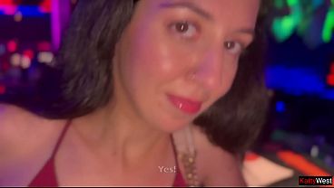 Straight from the Dance Floor to the Toilet – Sex with a Stranger in Nightclub Restroom – Anal and Swallowing Cum
