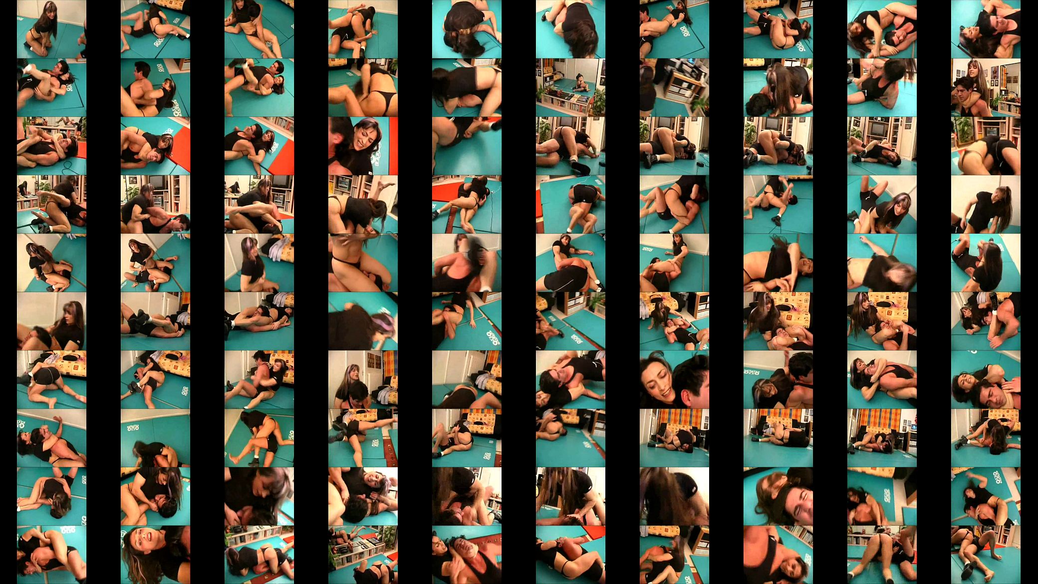 long &amp; nice mixed wrestling fight with grappling 预览图