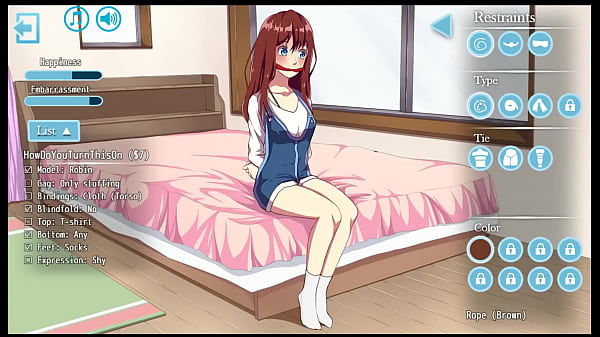 Bonds [ BDSM Hentai game ] Ep.1 two girls tying up a cute classmate with shibari ropes to tickle her
