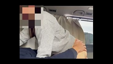 In January 2026, she had sex in a car and her pussy was overflowing with juices. In the cold car, her body was hot and excited! On the way, someone approached her!