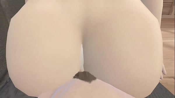 Big-Ass Bitch Bounces on Friend Dick and Catches Cum on Her Face (And She Likes It) Hentai 3D