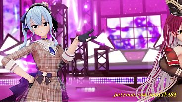 noVR mmd SuiMari Dance 3d hololive Hentai