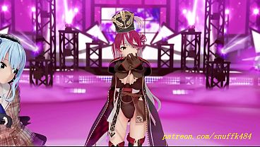 noVR mmd SuiMari Dance 3d hololive Hentai