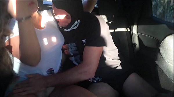 Married woman fucking tasty in the car and showing off in public, Tai a Kzada enjoying a lot - complete in red