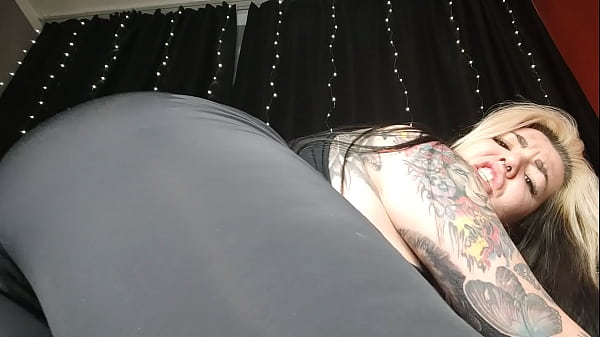 Pov Facesitting from kinky, inked punk slut