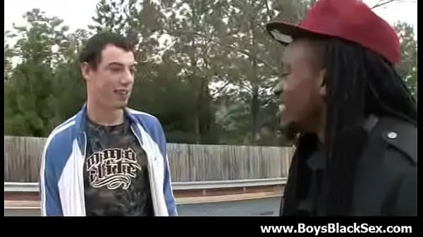 Sexy black gay boys fuck white young dudes hard...