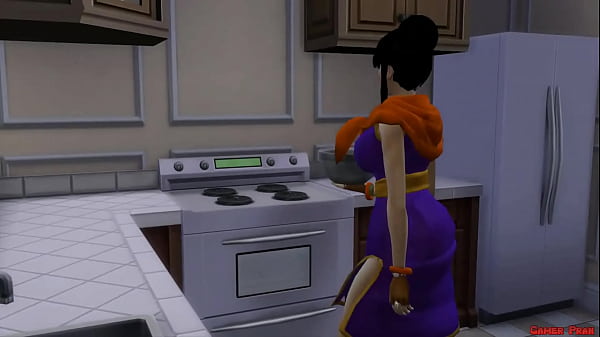 Download Video - Dragon Ball Porn Epi 41 Milk Cacha a su Hijo Gohan Masturb&aacute;ndose Madre Follada Delante su Marido