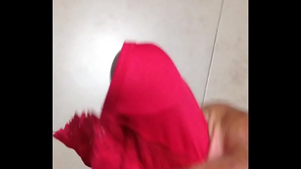 Red thong to masturbate male