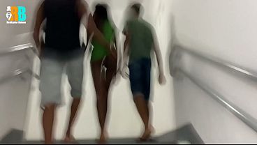 Cuckold husband brought his wife without panties to the well-endowed black man from Bahia. We ended up fucking on the stairs - Full Video Sheer / Xvideos Red