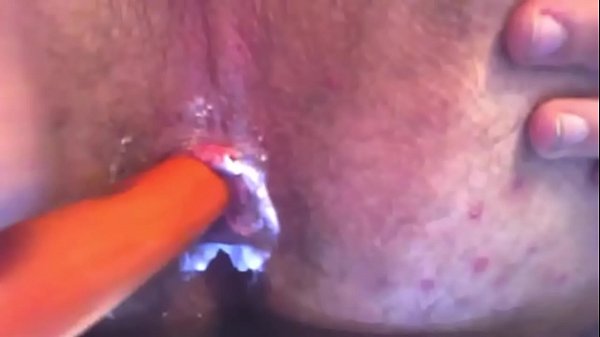 8Inch20Centimeter Long Carrot in my assmmm feels so good 3