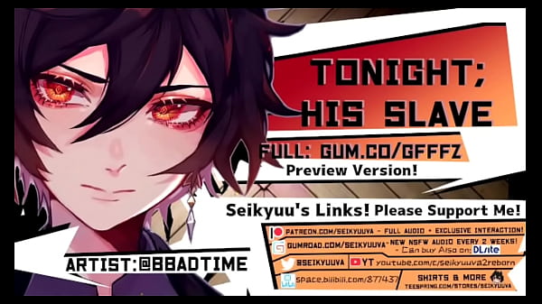 Genshin Impact Zhongli's BDSM Slave Tonight! Thumbnail