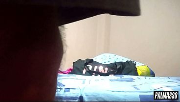 BUSTY mature woman is visited and fucked by a young man before her husband arrives and she records everything with a hidden camera