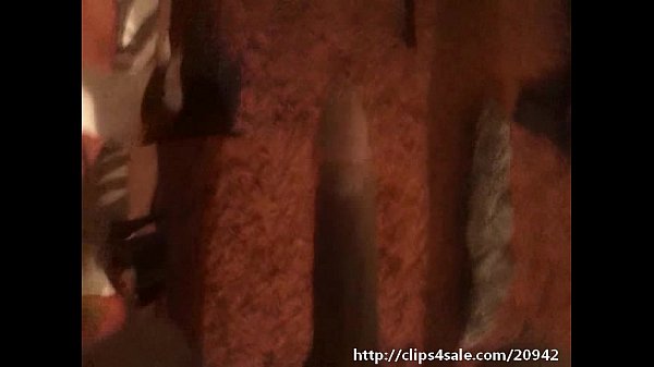 Hot footjob with high heels.