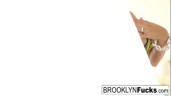 Brooklyn gets a load on her huge tits