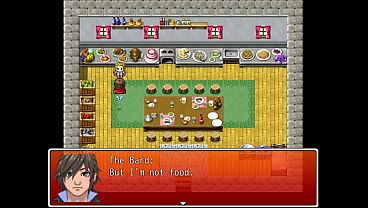 Gluttonous girl Vore. Bard's Song v0.6