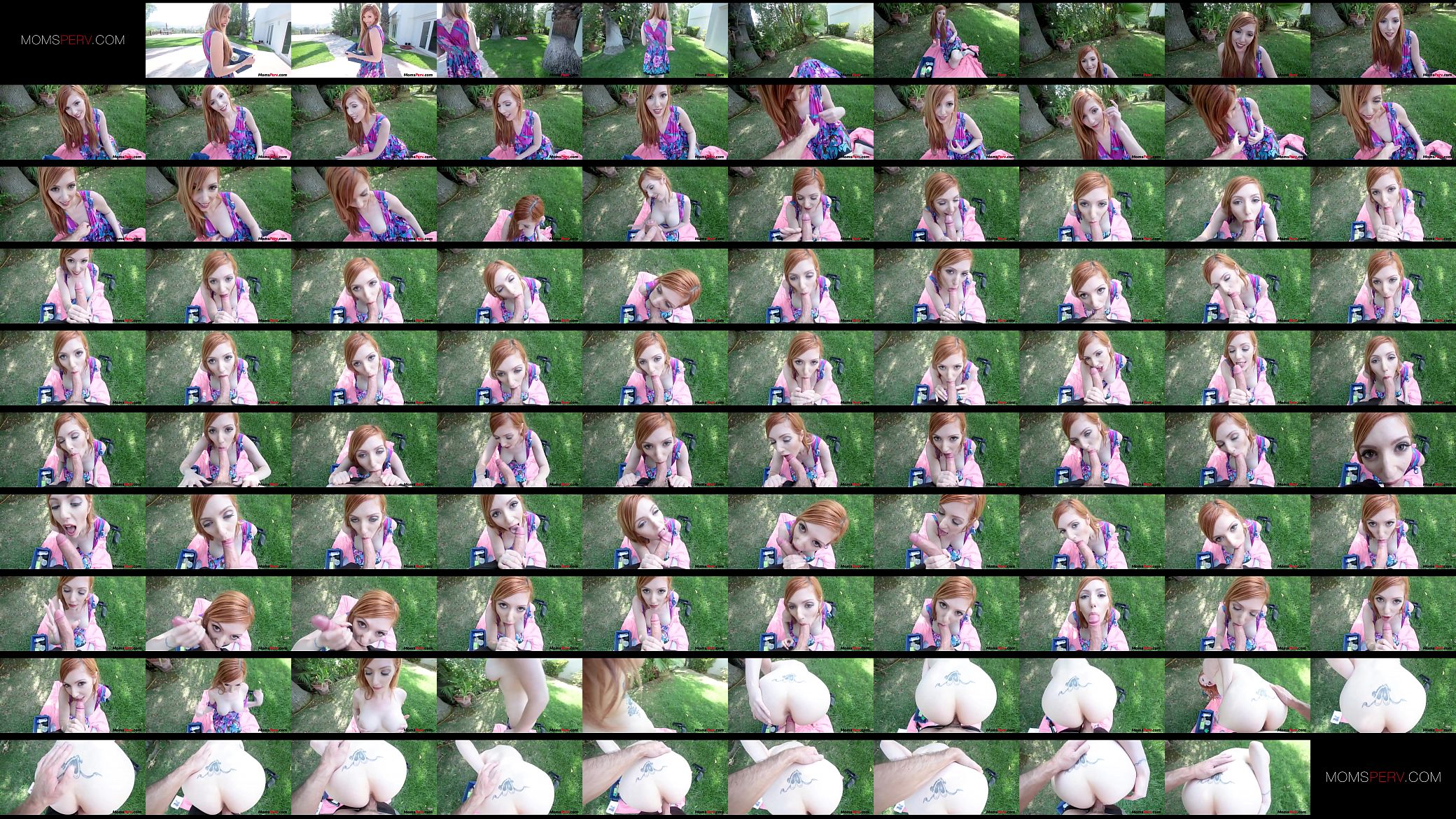 OUTDOOR FUCK WITH REDHEAD STEPMOM- Lauren Phillips | MomsPerv 预览图