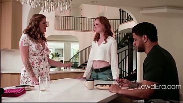 Stepmom And Stepsis Caught Cheating Offer Stepson A Secret Threesome