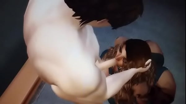 The Sims 4 Milo neighbor gives him blowjob hot sex