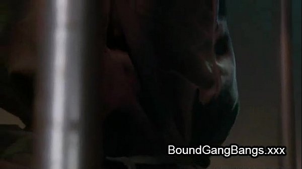 Huge natural boobs babe gangbang fucked