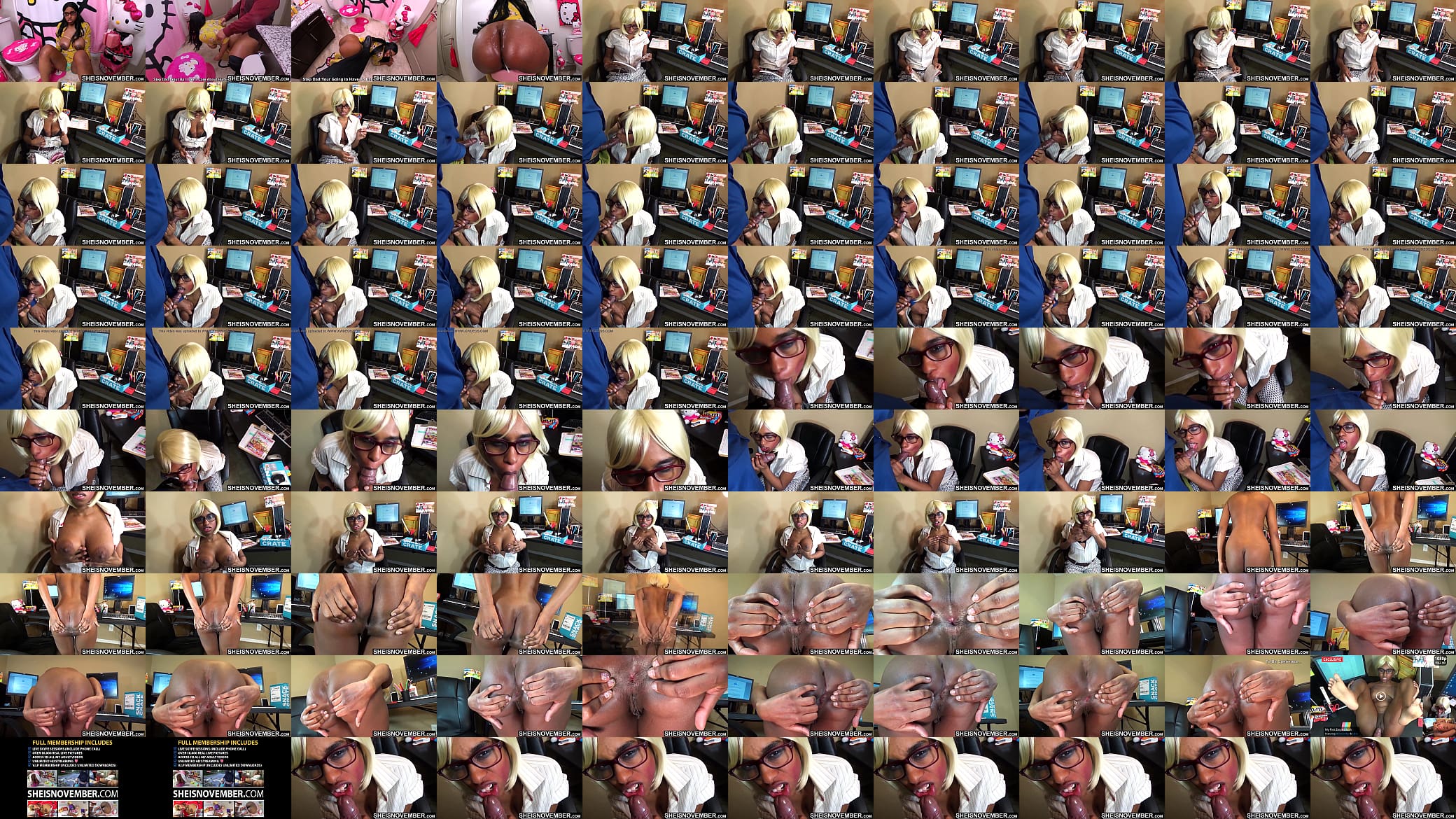 HD Pressured My Shy Black Secretary To Suck My Hard Erect Big Dick BBC  With Those Huge Natural Tits Out POV, Spread Her Juicy Ass Cheeks And Shaved Pussy Open, Young Busty Hot Blonde Black Babe Msnovember  Hot Assistant on Sheisnovember 预览图