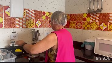 I had sex with the older maid who comes to clean my apartment. She wanted to relax and said she had seen me in videos and wanted to feel my cock too. (COMPLETE IN RED)
