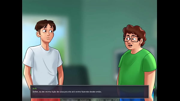 Summertime Saga ep 111 - Erik is getting up, I went to help and I got screwed too