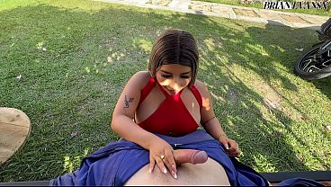Blonde Colombian Naty Delgado has a podcast that ends with outdoor sex - Brian Evansx