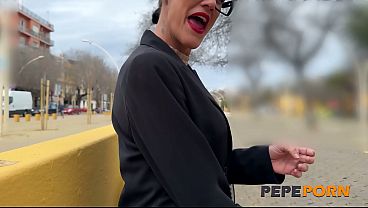 Depraved teacher falls into porn. Adela Myers, bombshell milf on PepePorn