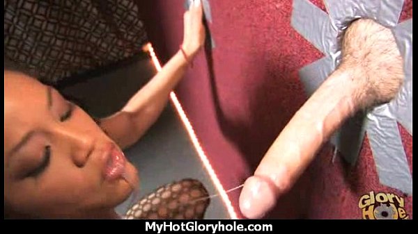  Chubby Black Chick Sucks And Wanks Cock