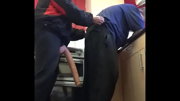 Download Video - bisexual guy films himself getting his ass pegged with a large dildo by masked girlfriend in the kitchen